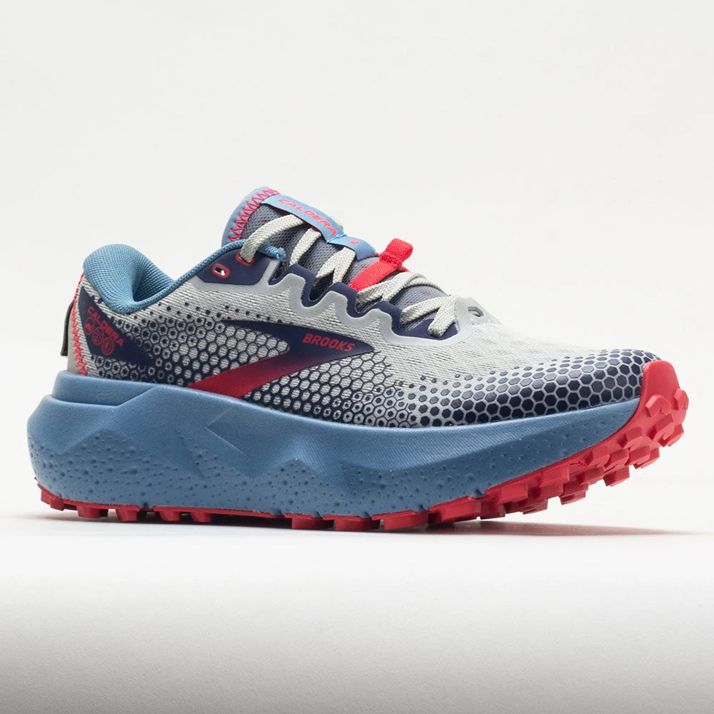 Brooks Caldera 6 Women's Oyster/Blissful Blue/Pink 7 Brooks Caldera 6 Women's Oyster/Blissful Blue/Pink - Image 5