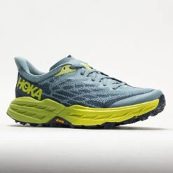 HOKA Speedgoat 5 Men's Stone Blue/Dark Citron 12 HOKA Speedgoat 5 Men's Stone Blue/Dark Citron -Shoes Shop 049271 5