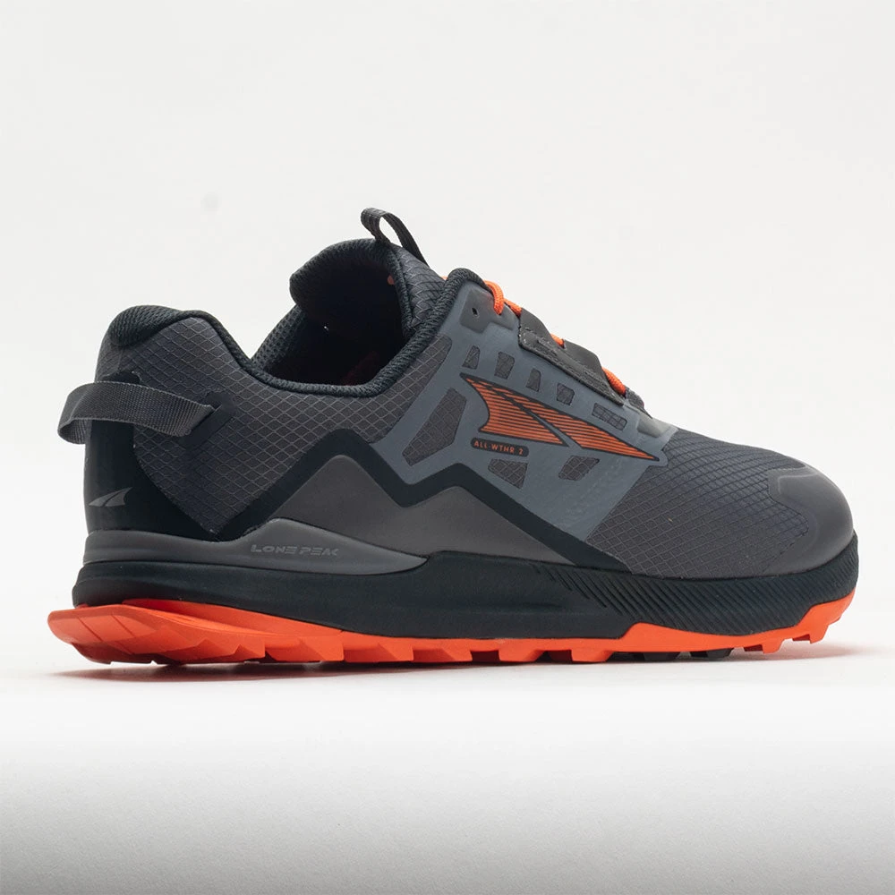 Altra Lone Peak All-Weather Low 2 Men's Gray/Orange 7 Altra Lone Peak All-Weather Low 2 Men's Gray/Orange - Image 6