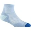 Darn Tough Womens Run Quarter Ultra-Lightweight Socks With Cushion