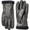 Hestra Deerskin PrimaLoft Ribbed Gloves -Shoes Shop 20210 deerskin primaloft rib glove black