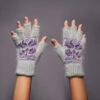 Siberia Spirit Tiny Tulips Fingerless Gloves 1 Siberia Spirit Tiny Tulips Fingerless Gloves -Shoes Shop 20210705235026756