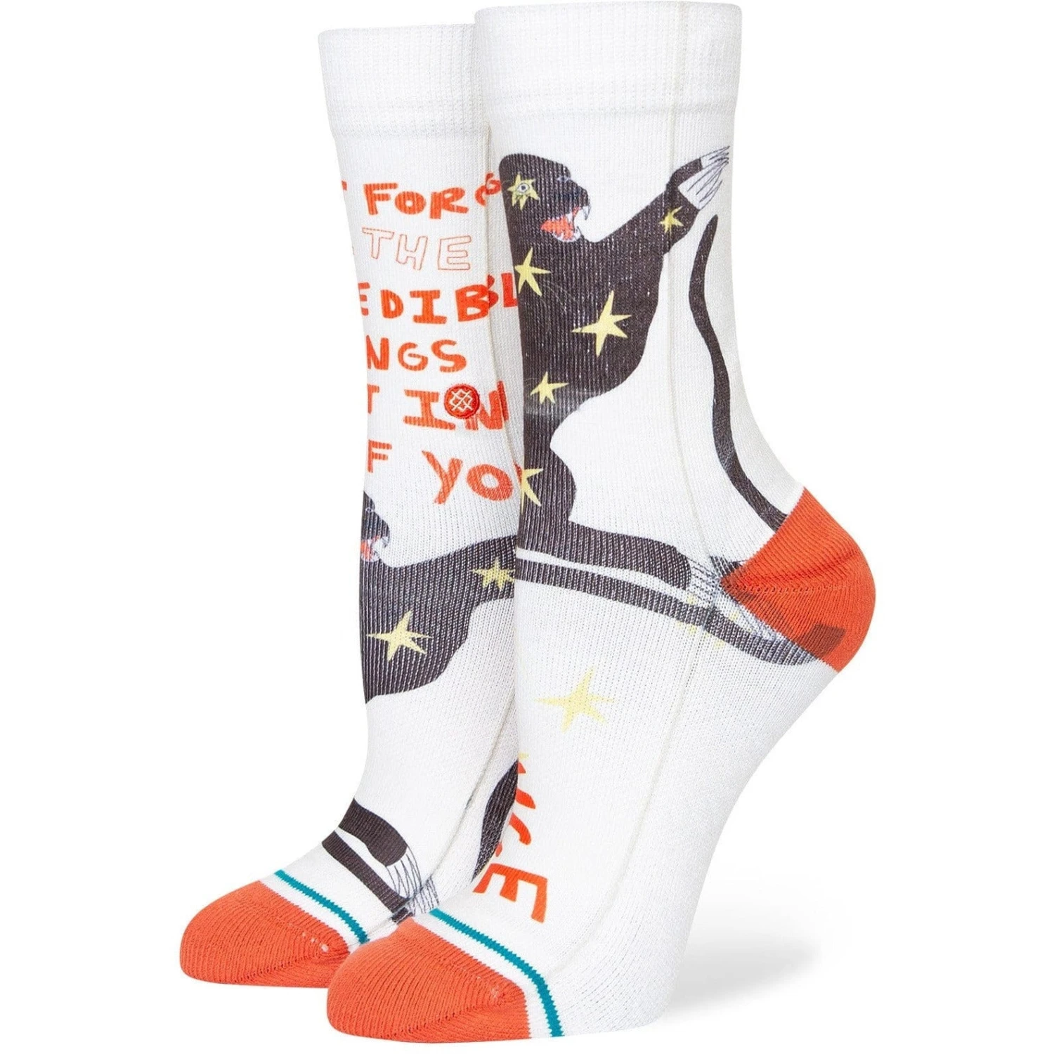 Stance Womens Incredible Things Crew Socks 3 Stance Womens Incredible Things Crew Socks