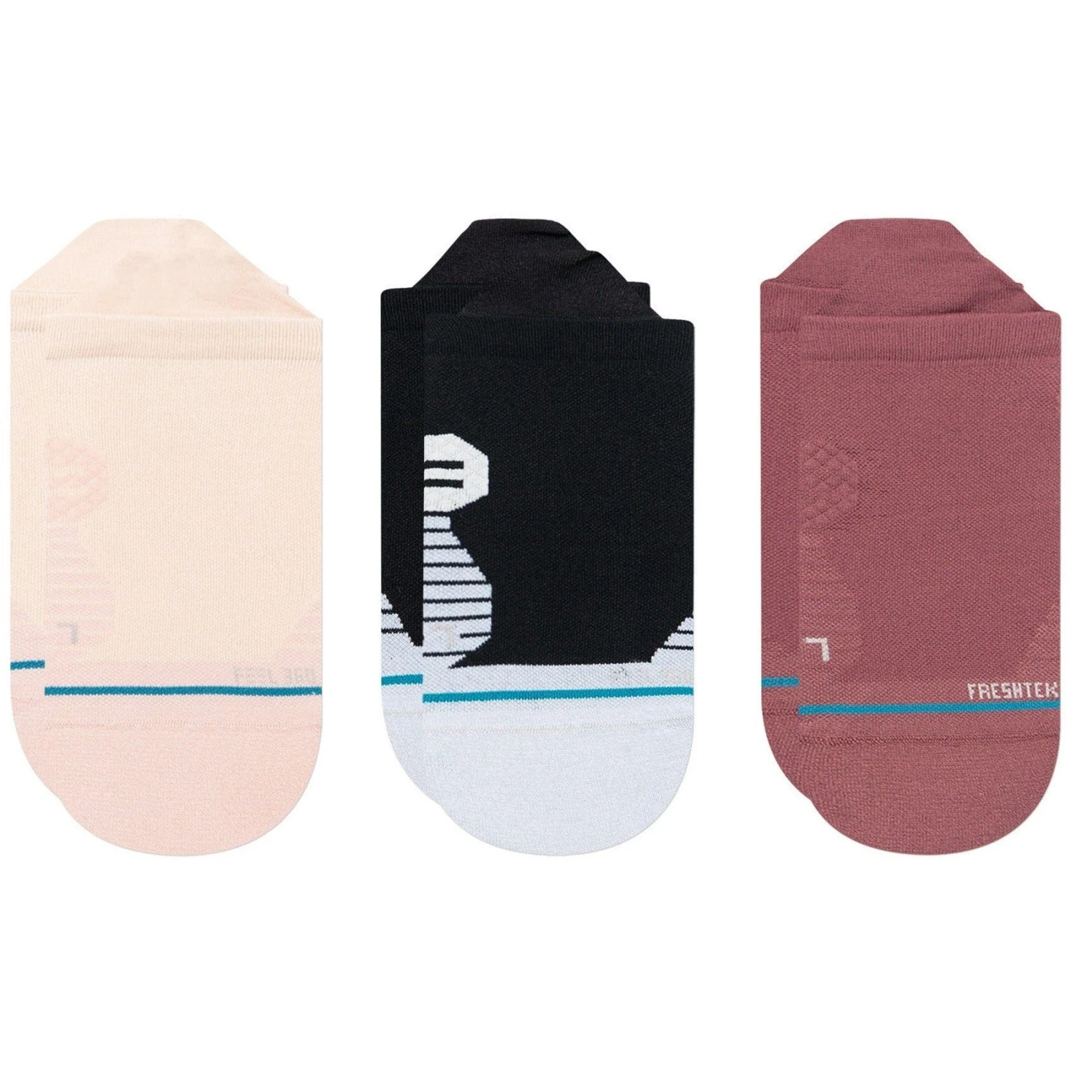 Stance Circuit Invisible Womens 3-Pack Socks 3 Stance Circuit Invisible Womens 3-Pack Socks