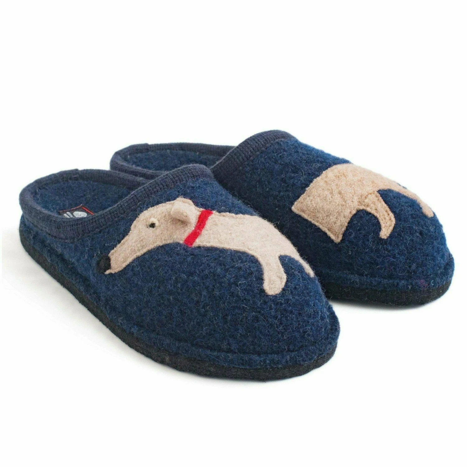 Haflinger Womens Doggy Wool Slipper 3 Haflinger Womens Doggy Wool Slipper