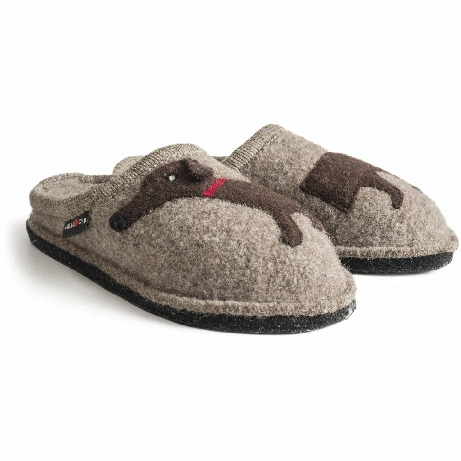 Haflinger Womens Doggy Wool Slipper 4 Haflinger Womens Doggy Wool Slipper - Image 2
