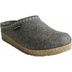 Haflinger GZ Classic Grizzly Wool Clog -Shoes Shop 711001 004