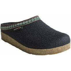 Haflinger GZ Classic Grizzly Wool Clog -Shoes Shop 711001 070