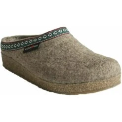 Haflinger GZ Classic Grizzly Wool Clog -Shoes Shop 711001 550