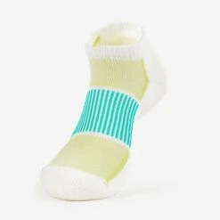 Thorlo Womens 84N Runner Micro-Mini Crew Socks -Shoes Shop 84NRCW WHGRN 1