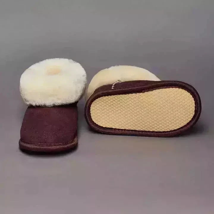 Siberia Spirit Chocolate Brown Kids Booties 5 Siberia Spirit Chocolate Brown Kids Booties - Image 3