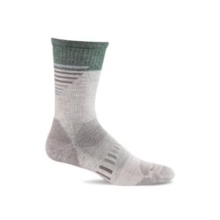 Sockwell Mens Ascend II Moderate Compression Crew Socks 11 Sockwell Mens Ascend II Moderate Compression Crew Socks -Shoes Shop CT36M AscendIICrew Natural015 WEB