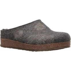 Haflinger Womens Spirit Wool Clog -Shoes Shop HAF741017 004LightGrey