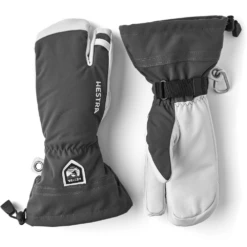 Hestra Army Leather Heli Ski 3-Finger Mittens 7 Hestra Army Leather Heli Ski 3-Finger Mittens -Shoes Shop HES30572 350