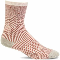 Sockwell Womens Mountain Jacquard Essential Comfort Crew Socks