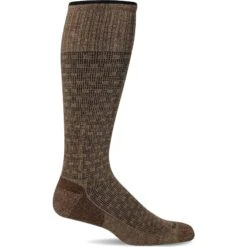 Sockwell Mens Shadow Box Moderate Compression OTC Socks -Shoes Shop SW16M ShadowBox Bark750 WEB