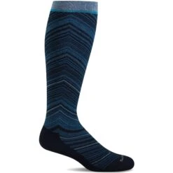 Sockwell Womens Full Flattery Moderate Compression Knee High Socks -Shoes Shop SW57W FullFlattery Navy600 Web