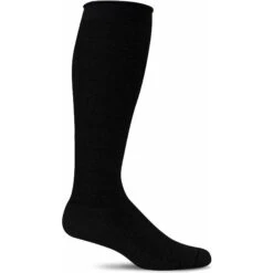 Sockwell Womens Full Floral Moderate Compression Knee High Socks -Shoes Shop SW63W Full Floral Black Solid 905 Web