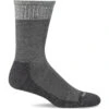 Sockwell Mens Foothold II Moderate Compression Socks 2 Sockwell Mens Foothold II Moderate Compression Socks -Shoes Shop SW82M FootholdIII Charcoal850 WEB