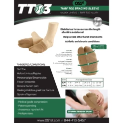 OS1st TT3 Turf Toe Brace -Shoes Shop TT3Techsheet