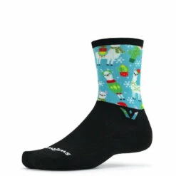 Swiftwick Vision Fa La Llama Limited Edition Crew Socks