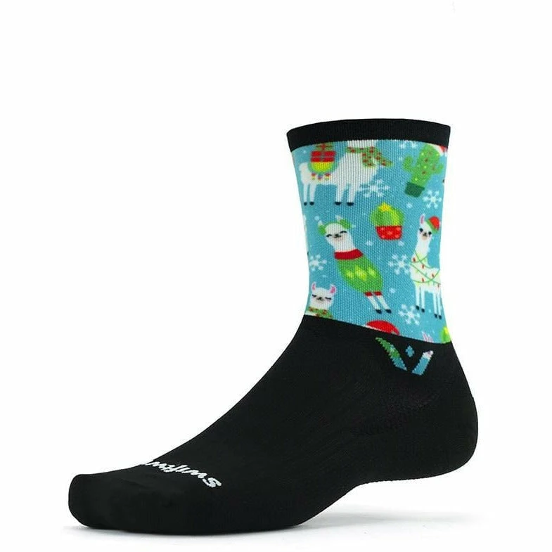 Swiftwick Vision Fa La Llama Limited Edition Crew Socks 3 Swiftwick Vision Fa La Llama Limited Edition Crew Socks