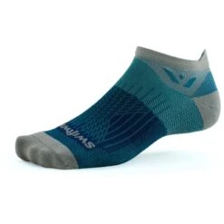 Swiftwick Aspire Zero Tab Socks -Shoes Shop aspire pewter navy no show tab socks 0 profile ZCG40TZ WBG