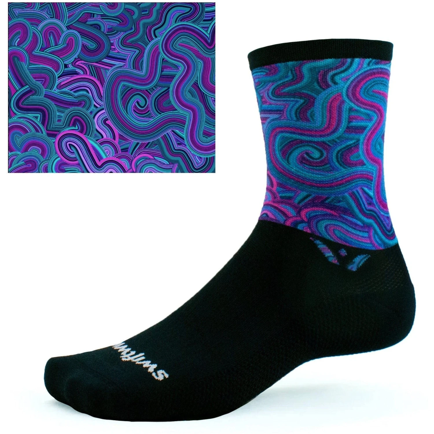 Swiftwick Vision Six Impression Crew Socks 3 Swiftwick Vision Six Impression Crew Socks